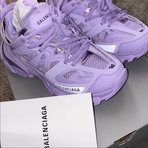 Lilac Balenciaga Track Shoes